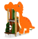 Горка Динозаврик AVI410202-4